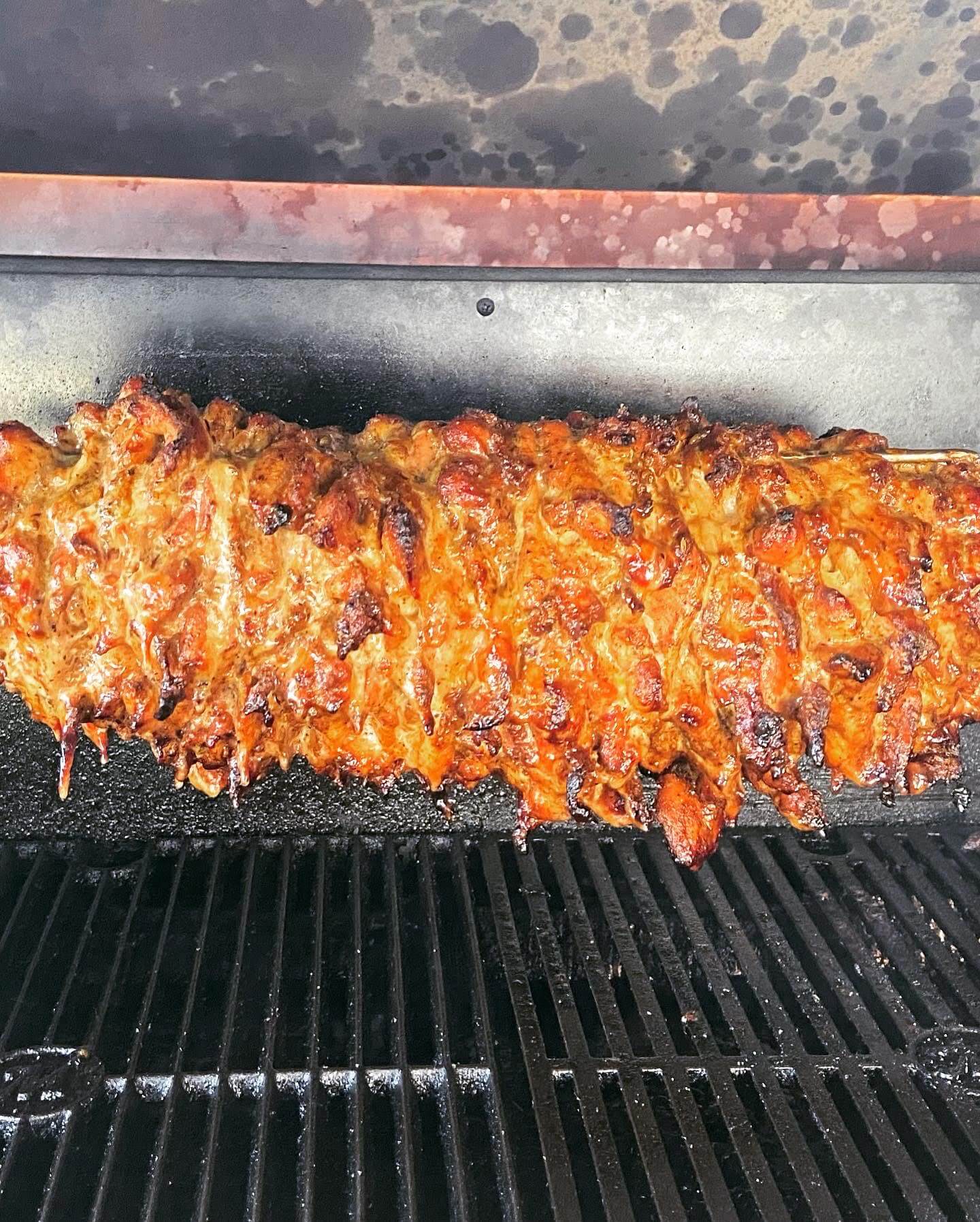A very large chicken kebab SParky BBQ