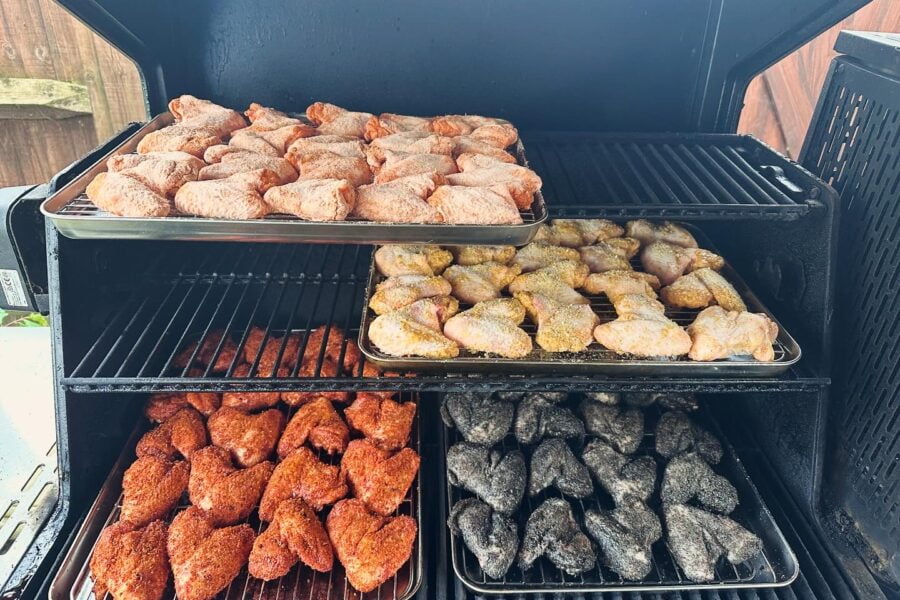 Chicken Wings on the smoker