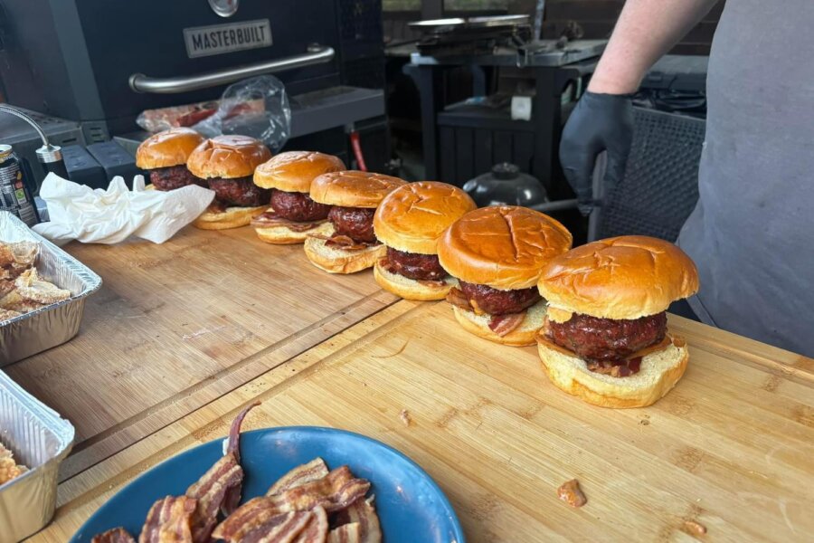 Burger lineup