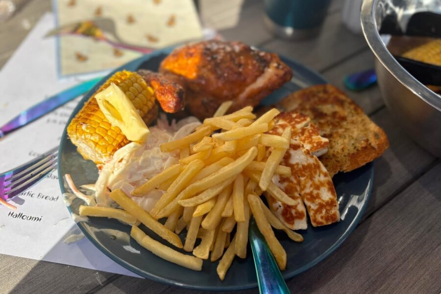 Plated Mumdo's Dinner